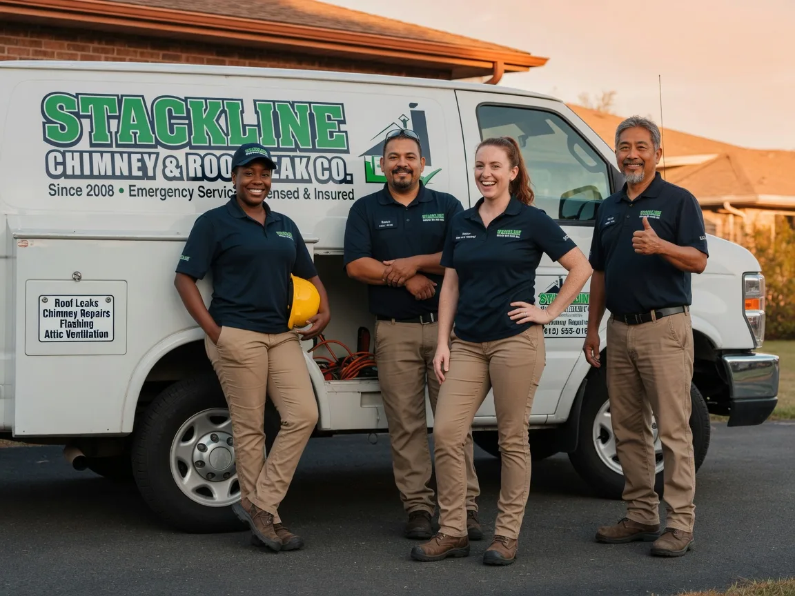 Chimney flashing repair company in Edwardsville, IL